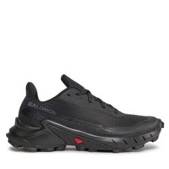 Buty do biegania Salomon. Czarne buty do biegania Salomon, bez wzorów, bez zapięcia, do biegania. Za 399.99 zł.