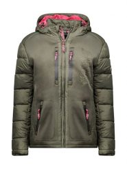 Canadian Peak Kurtka zimowa "Beachweak" w kolorze khaki rozmiar: XL. Brązowe kurtki Canadian Peak, na zimę, xl, bez wzorów, z puchu, bez kaptura. Za 217.99 zł.