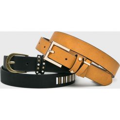 Medicine - Pasek Hand Made (2-pack). Brązowe paski MEDICINE, w paski, z materiału. W wyprzedaży za 31.90 zł.