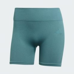 Legginsy Workout Essentials 4 inch. Niebieskie legginsy adidas, bez wzorów. Za 129.00 zł.