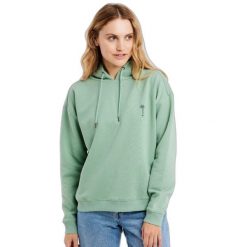 Bluza damska Protest Prtkaikoura. Niebieskie bluzy Protest, xs, bez wzorów, z bawełny, z kapturem. Za 289.99 zł.