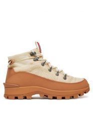 Hunter Trapery Womens Travel Explorer Boot WFS2336REN Kremowy. Białe traperki Hunter, bez wzorów, z materiału, bez obcasa, bez zapięcia. Za 631.99 zł.