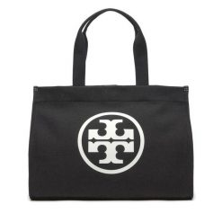 Torebka Tory Burch. Czarne shopper bag Tory Burch, bez wzorów, bez dodatków. Za 1,349.00 zł.