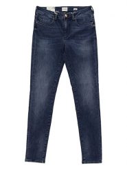 Mustang Dżinsy - Skinny fit - w kolorze granatowym rozmiar: W25/L34. Niebieskie jeansy Mustang, l, z aplikacjami, klasyczne, z podwyższonym stanem. Za 101.47 zł.