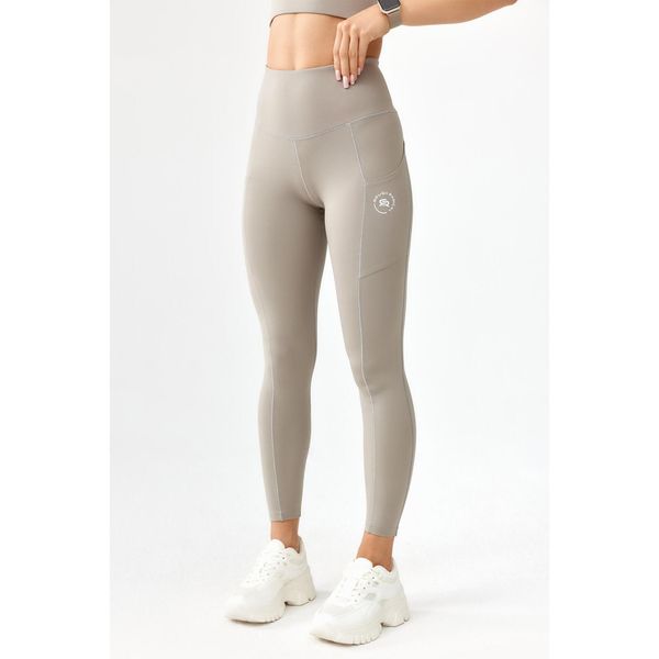 Getry damskie legginsy sportowe szybkoschnące fitness Rough Radical Hamptons. Szare legginsy ROUGH RADICAL, bez wzorów, sportowe. W wyprzedaży za 144.41 zł.