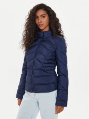 Guess Kurtka przejściowa Juliane W4YL39 WGAE2 Granatowy Regular Fit. Niebieskie kurtki Guess, xs, z aplikacjami, z syntetyku, bez kaptura. Za 449.99 zł.
