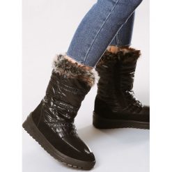 Czarne Śniegowce Warmer. Śniegowce marki Born2be. Za 59.99 zł.