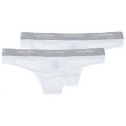 Calvin Klein Dwupak Stringi Damskie L Biały. Stringi marki Calvin Klein. Za 119.00 zł.