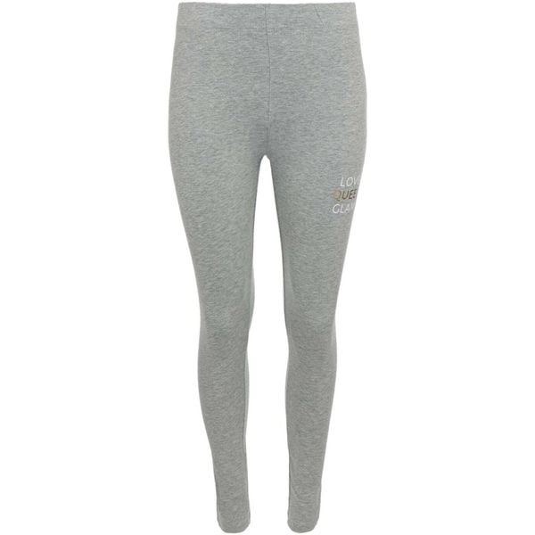 Damskie Legginsy Bemberg Szary Melanż - Oddychające i Elastyczne. Szare legginsy Decathlon, bez wzorów, z bawełny, sportowe. Za 98.99 zł.