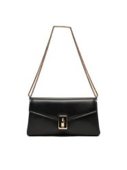 Furla Torebka Meridiana WB01517 BX3227 O6000 Czarny. Czarne kopertówki Furla, bez wzorów, ze skóry, wizytowe, bez dodatków. Za 1,859.00 zł.
