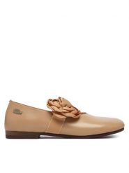 Laura Vita Baleriny Florineo 01 Beżowy. Brązowe baleriny LAURA VITA, bez wzorów, ze skóry, bez obcasa, bez zapięcia. Za 449.99 zł.