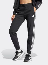 Adidas Spodnie dresowe w kolorze antracytowo-białym rozmiar: L. Białe spodnie dresowe adidas, bez wzorów, z dresówki. Za 200.95 zł.