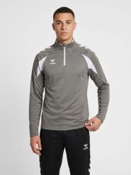 Bluza treningowa zapinana do połowy Hummel Core 2.0. Białe bluzy Hummel, xl, bez wzorów, z materiału, klasyczne, bez ramiączek, bez kaptura. Za 211.15 zł.