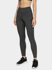 4F Legginsy treningowe szybkoschnące damskie XXS. Czarne legginsy 4f, bez wzorów, z dzianiny. W wyprzedaży za 69.99 zł.
