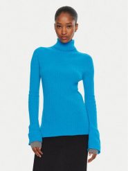 Pinko Golf Kanaani 104344 A278 Niebieski Regular Fit. Niebieskie swetry Pinko, l, bez wzorów, z wełny, bez ramiączek. Za 649.99 zł.
