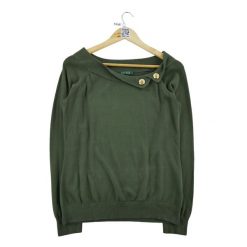 Second life - Lauren Ralph Lauren sweter damski zielony - Jak nowy. Zielone swetry Ralph Lauren, l, bez wzorów, z materiału, klasyczne, bez ramiączek. Za 127.76 zł.
