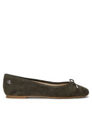 Lauren Ralph Lauren Baleriny 802943066002 Zielony. Zielone baleriny Lauren Ralph Lauren, bez wzorów, ze skóry, bez obcasa, bez zapięcia. Za 329.99 zł.