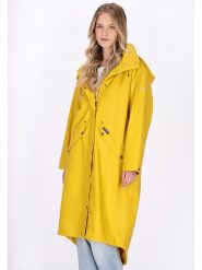 Schmuddelwedda Płaszcz przeciwdeszczowy w kolorze żółtym rozmiar: XXL. Żółte kurtki przeciwdeszczowe Schmuddelwedda, xxl, bez wzorów, sportowe, bez kaptura. Za 217.99 zł.