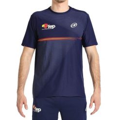 T-shirt S/sleeve Bullpadel Fang Men. Niebieskie t-shirty bullpadel, s, bez wzorów, sportowe, bez kołnierzyka, bez ramiączek. Za 218.15 zł.