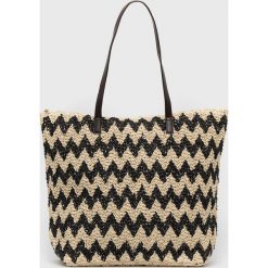 Answear Lab torebka kolor czarny. Czarne shopper bag Answear Lab, bez wzorów, na ramię, bez dodatków. Za 169.99 zł.