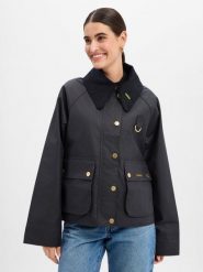 Barbour Kurtka z tkaniny woskowanej Kobiety Bawełna niebieski, 34. Niebieskie kurtki Barbour, bez wzorów, z bawełny, bez kaptura. Za 1,999.95 zł.