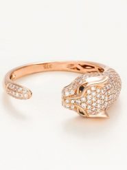 DIAMANTA Złoty pierścionek "Mafdet" z diamentami rozmiar: 56. Różowe pierścionki DIAMANTA, z diamentem, złote. Za 3,958.99 zł.