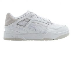 Buty do chodzenia damskie Puma Slipstream. Białe buty sportowe lifestyle Puma, bez wzorów, z materiału, sportowe, bez zapięcia. Za 418.00 zł.