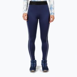 Spodnie termoaktywne damskie Rossignol JCC Booster Tights. Niebieskie bielizna termoaktywna damska Rossignol, bez wzorów, bez ramiączek, narciarskie. Za 469.99 zł.