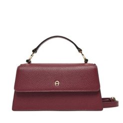 Torebka Aigner. Czerwone torebki klasyczne Aigner, bez wzorów, klasyczne, bez dodatków. Za 1,969.00 zł.