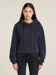 G-Star Bluza w kolorze granatowym rozmiar: XL. Niebieskie bluzy G-Star, xl, bez wzorów, z bawełny, z kapturem. Za 223.99 zł.