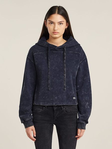 G-Star Bluza w kolorze granatowym rozmiar: XL. Niebieskie bluzy G-Star, xl, bez wzorów, z bawełny, z kapturem. Za 262.29 zł.