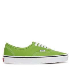 Tenisówki Vans. Zielone trampki Vans, bez wzorów, bez zapięcia, vans authentic. Za 319.99 zł.