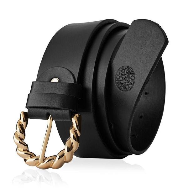 Skórzany pasek damski BETLEWSKI Czarny 115. Czarne paski Betlewski, bez wzorów, ze skóry. Za 109.00 zł.