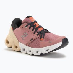 Buty do biegania damskie On Cloudflyer 4 dustrose/sand. Czerwone buty do biegania On, bez wzorów, z materiału, bez zapięcia, do biegania. Za 724.00 zł.