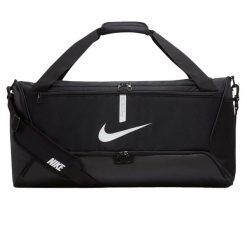 Torba Academy Team CU8090 Duffle Bag. Czarne torby sportowe Nike, bez wzorów. Za 180.99 zł.