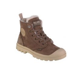 Buty sportowe Sneakersy damskie, Palladium Pampa Hi Zip WL. Brązowe buty sportowe lifestyle Palladium, bez wzorów, z gumy, bez zapięcia, trekkingowe. Za 499.99 zł.