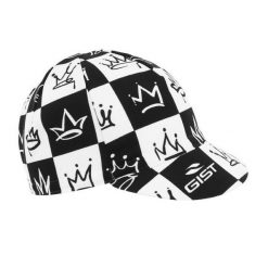 Czapka rowerowa deco king Gist. Białe czapki z daszkiem GIST, bez wzorów, eleganckie. Za 141.00 zł.