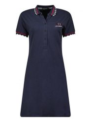 Canadian Peak Sukienka polo "Jamaeleak" w kolorze granatowym rozmiar: S. Niebieskie sukienki Canadian Peak, s, bez wzorów, z bawełny, bez kołnierzyka, bez ramiączek, midi. Za 83.62 zł.