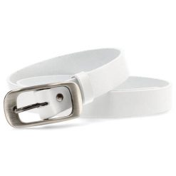 Biały Elegancki Pasek Damski Armodo. Białe paski Armodo, bez wzorów, eleganckie. Za 79.00 zł.