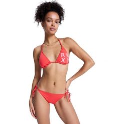 Zestaw dwuczęściowy bikini damski SOLID ESSENTIALS. Czerwone bikini Roxy, bez wzorów, z elastanu. Za 219.99 zł.