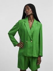 YAS Marynarka Ella 26030021 Zielony Regular Fit. Zielone marynarki i żakiety YAS, l, bez wzorów, z syntetyku, bez ramiączek. Za 249.99 zł.