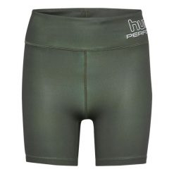 Szorty damskie Hummel Te Fundamental. Zielone szorty Hummel, bez wzorów, z dżerseju. Za 147.00 zł.