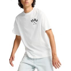 Koszulka Puma Classics Play Paris. Białe t-shirty sportowe Puma, l, bez wzorów, z materiału, bez ramiączek. Za 127.50 zł.