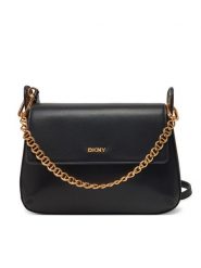 DKNY Torebka R44EKI55 Czarny. Czarne listonoszki DKNY, bez wzorów, ze skóry, bez dodatków. Za 589.99 zł.