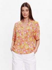 Vans Koszula Resort Floral VN000453 Pomarańczowy Regular Fit. Brązowe koszule Vans, m, bez wzorów, z wiskozy, bez kołnierzyka, bez ramiączek. Za 139.99 zł.