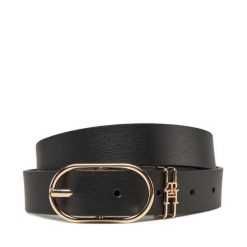 Pasek Damski Tommy Hilfiger. Czarne paski Tommy Hilfiger, bez wzorów. Za 239.99 zł.