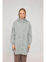 MAZINE Parka w kolorze jasnoszarym rozmiar: XL. Szare płaszcze MAZINE, xl, bez wzorów, bez kaptura. Za 300.08 zł.