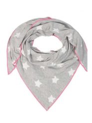 Zwillingsherz Chusta trójkątna "Stars" w kolorze szarym - 200 x 100 cm rozmiar: onesize. Szare chusty Zwillingsherz, bez wzorów, z kaszmiru. Za 135.49 zł.