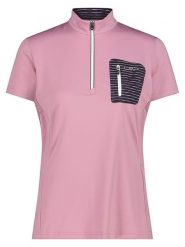 CMP Koszulka kolarska w kolorze jasnoróżowym rozmiar: 34. Różowe t-shirty sportowe CMP, bez wzorów, z materiału, bez ramiączek, rowerowe. Za 80.97 zł.
