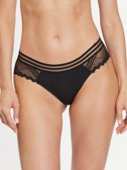 Passionata Figi brazylijskie Rodeo P47L40 Czarny. Czarne figi Passionata, bez wzorów, z syntetyku. Za 69.99 zł.